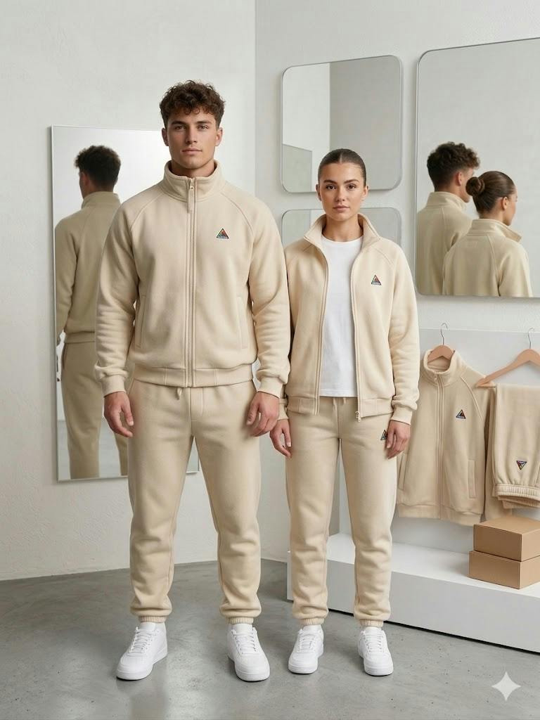 4k Cannabis | Fleece Zip Up | Cream | M
