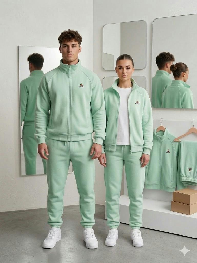 4k Cannabis | Fleece Zip Up | Mint | S