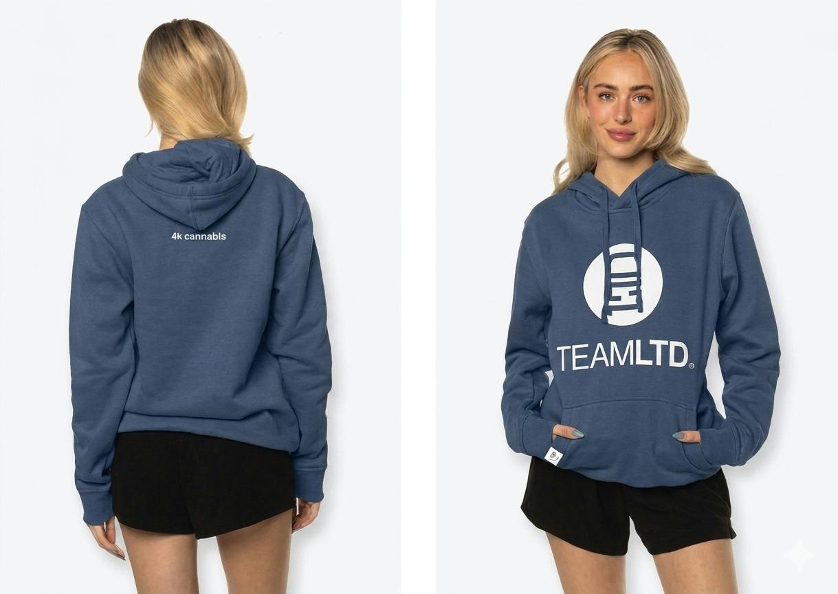 4K Cannabis | Classic Hoodie | Slate | S
