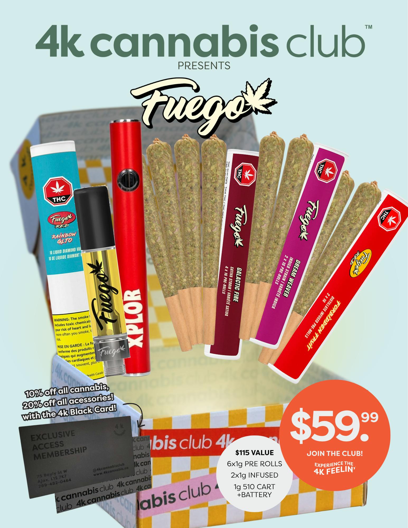4k cannabis club October 2026 | FUEGO