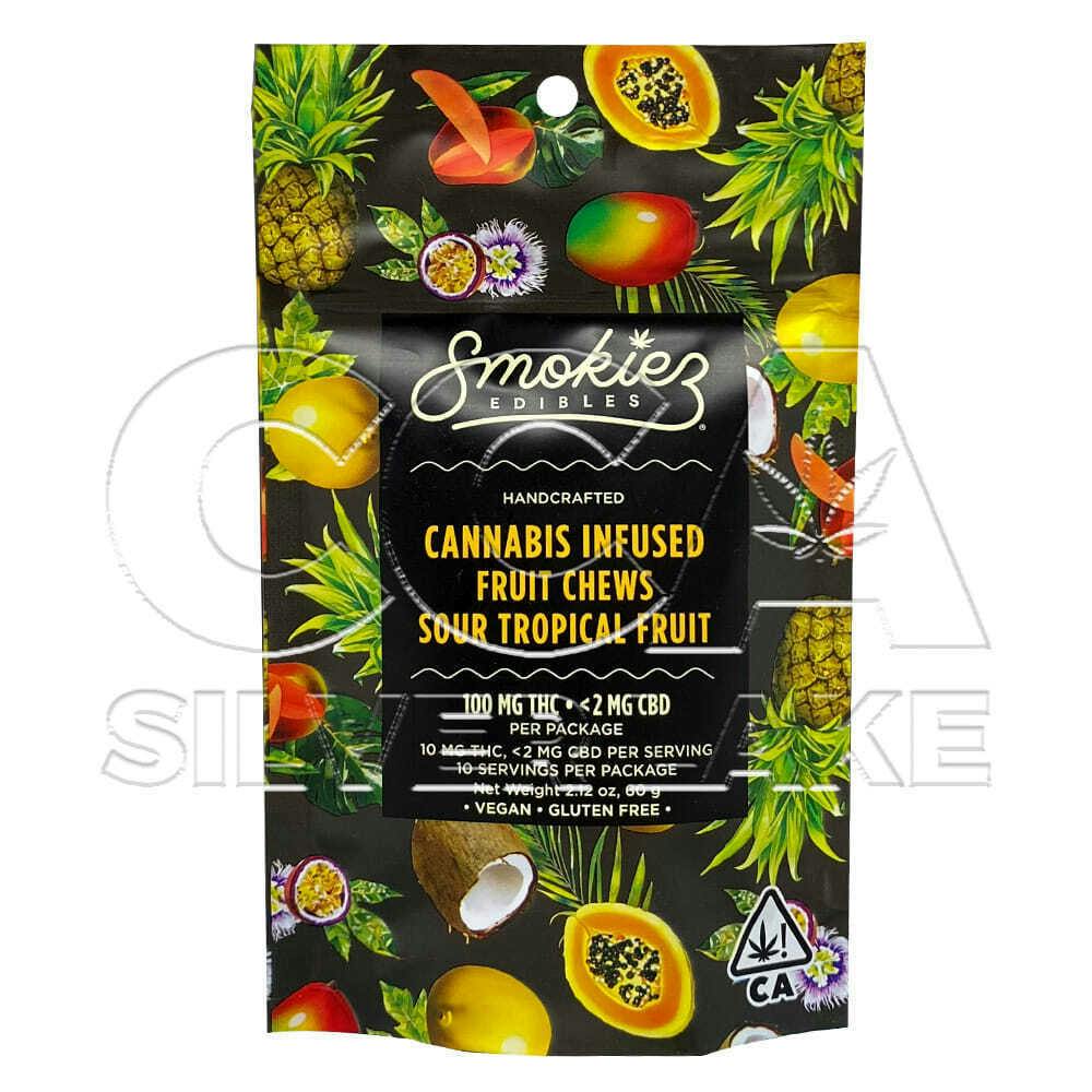 Smokiez: Ths Sour Tropical Fruit 100