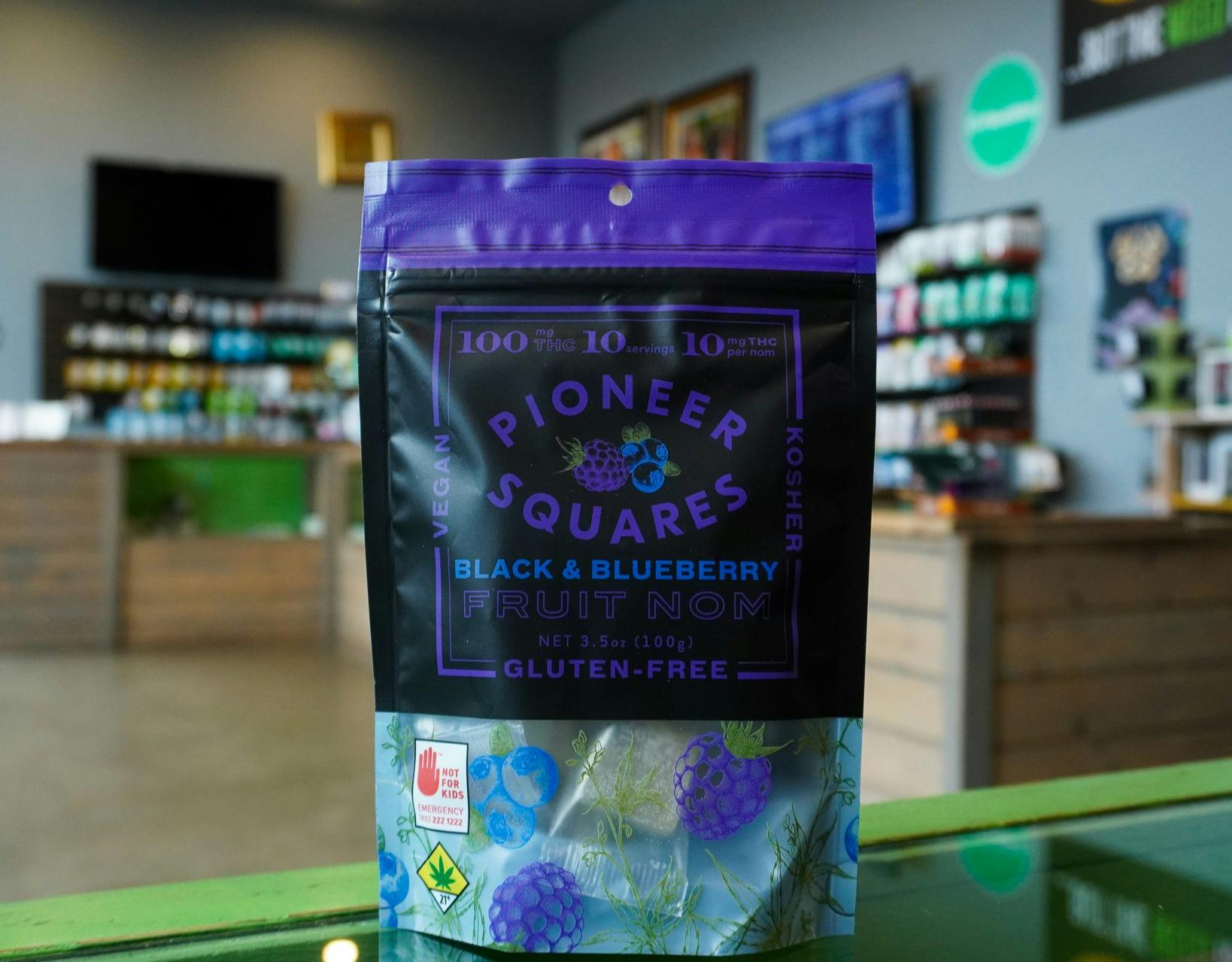 Pioneer Squares - Black & Blueberry 10pk
