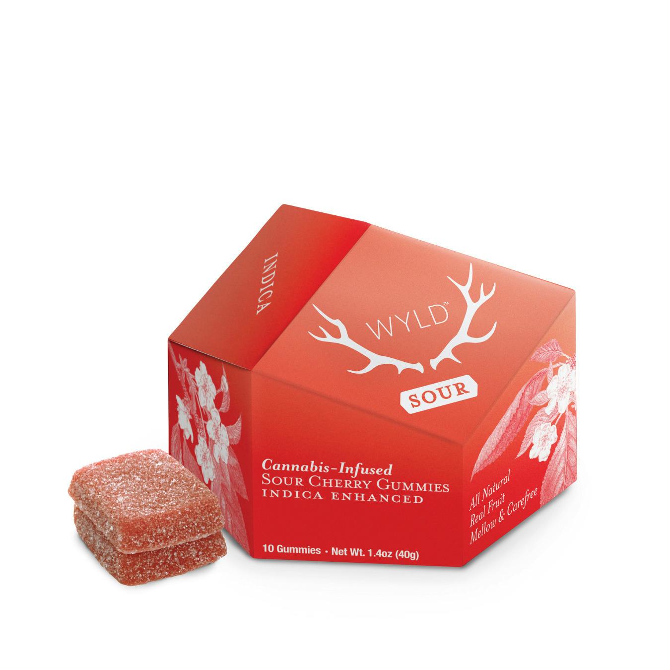 100mg Sour Cherry (Indica) Gumdrops