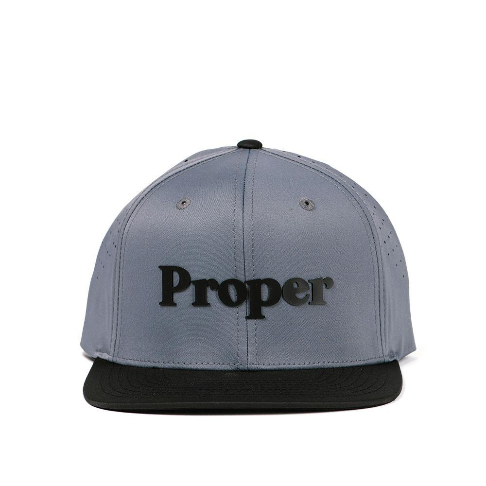 Performance Flat Bill - Black/Grey