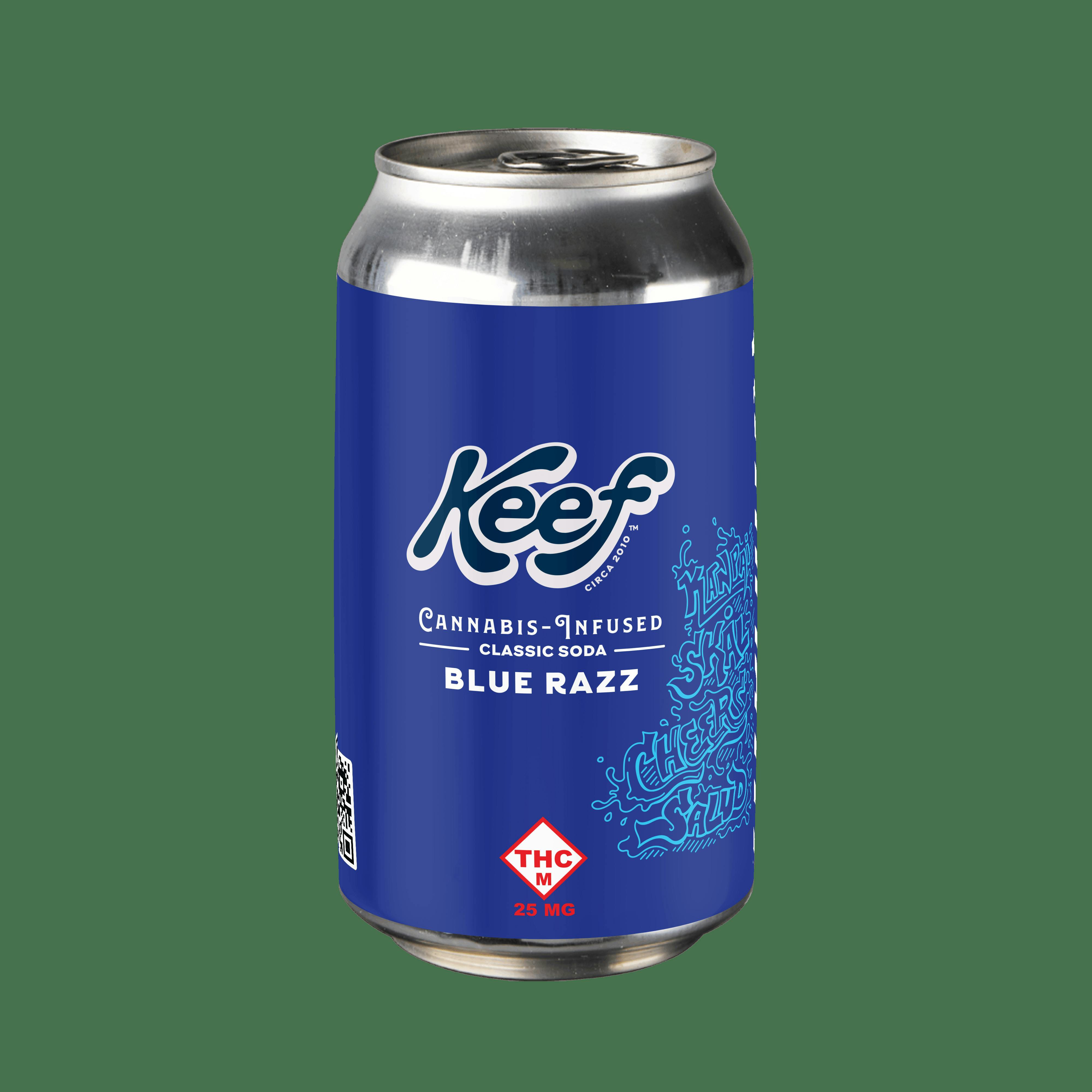 Blue Razz Infused Soda