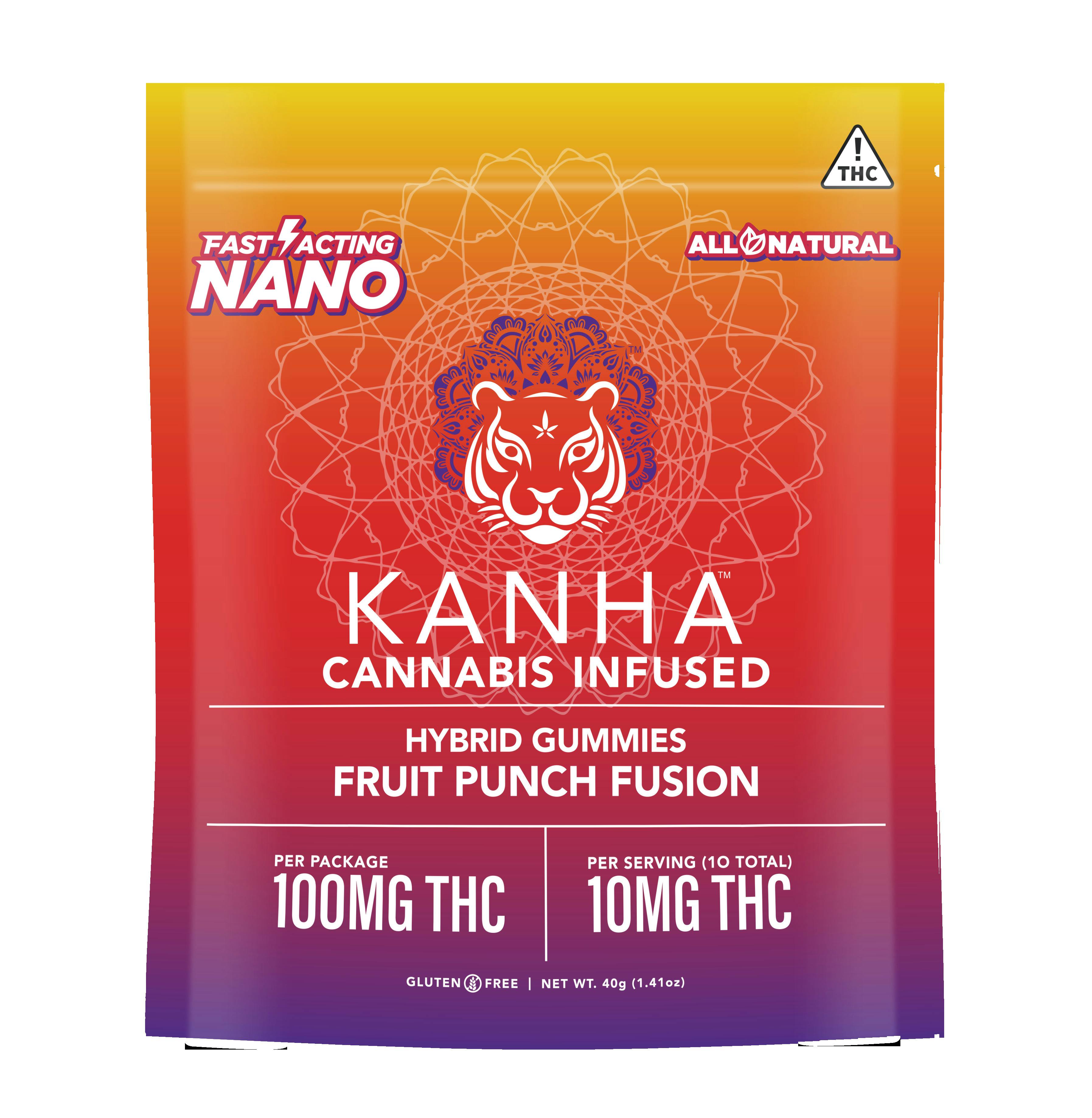 Fruit Punch Hybrid NANO Gummies 10pk