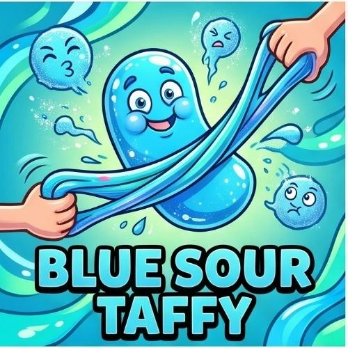 Blue Sour Taffy - Buds