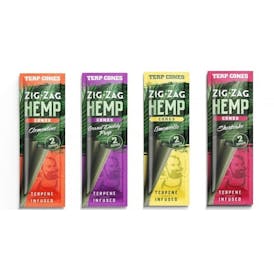 Zig Zag Terpene Infused Hemp Cones - Limoncello