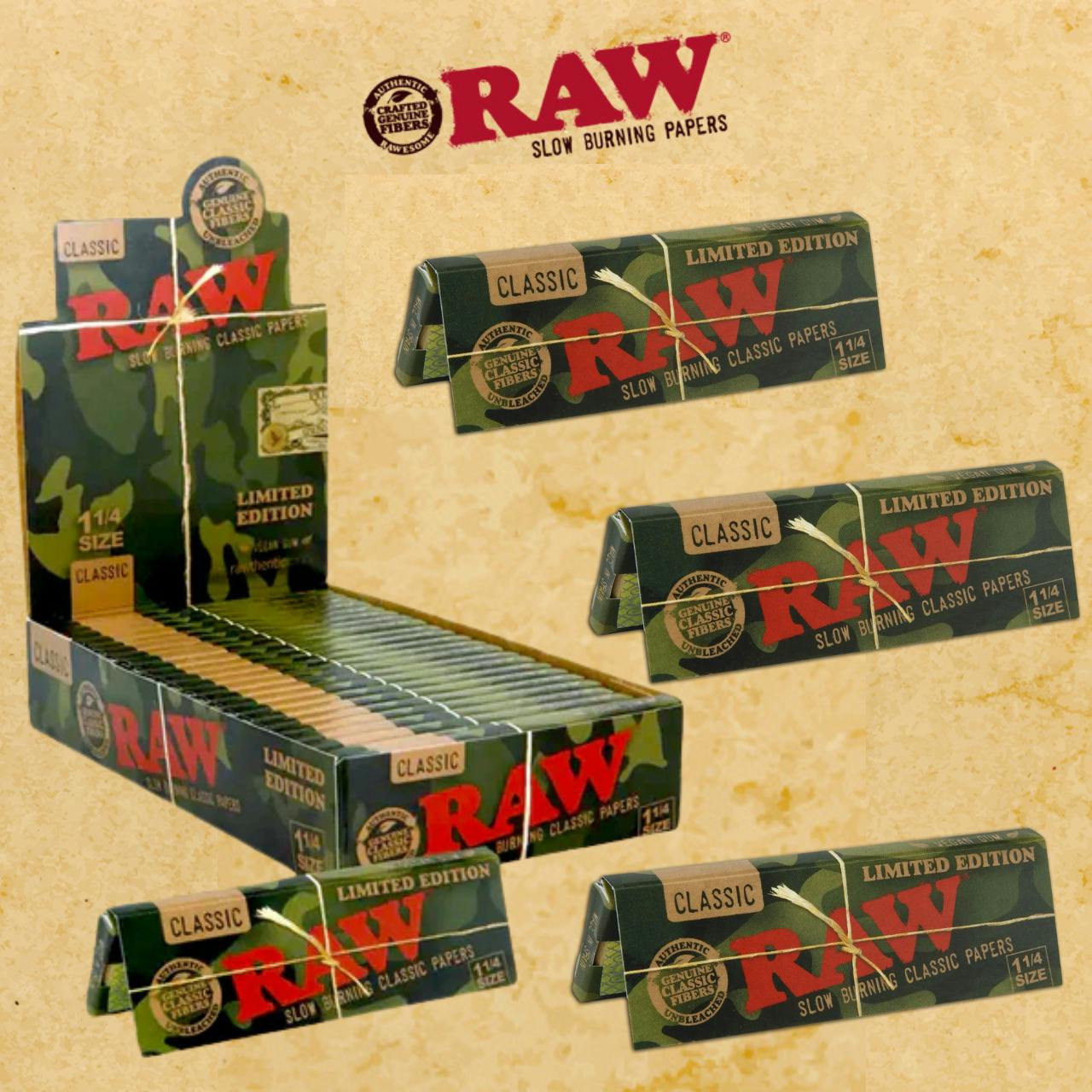 Raw - Classic Como 1 1/4" Rolling Papers (Limited Edition)