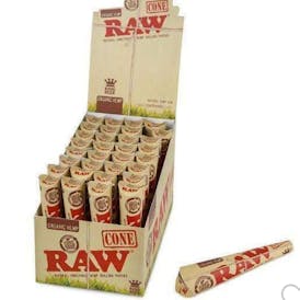 RAW Organic Hemp King Size Cones 3 pk