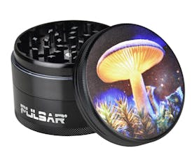 Pulsar Artist Series Grinder - Mystical Mushroom (Black)