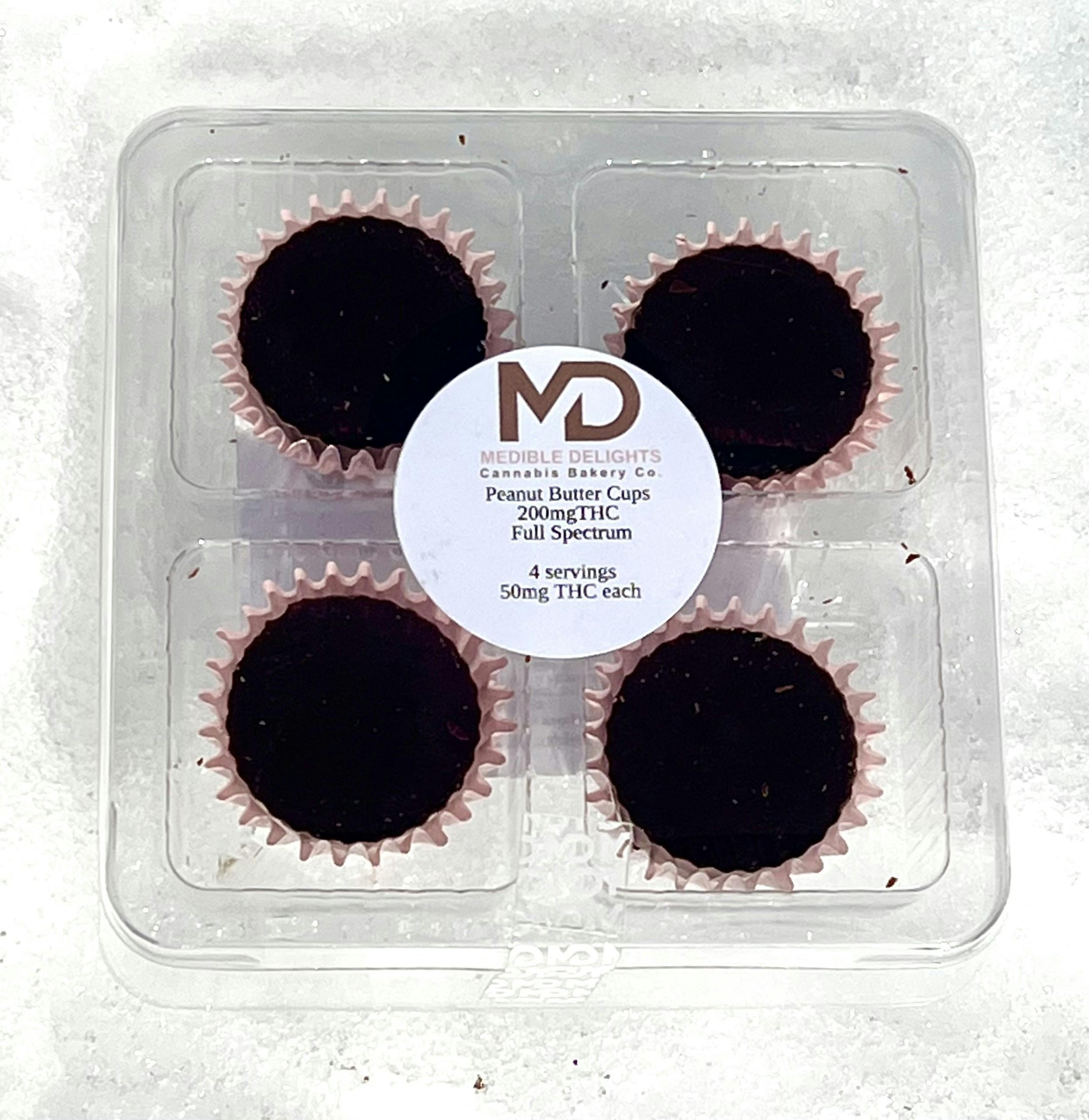 Peanut Butter Cups 4pk 200mg