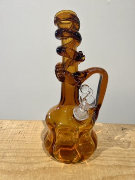 Witch DR 14mm Soft Glass Medium Color Wrap Handle Bong Special K