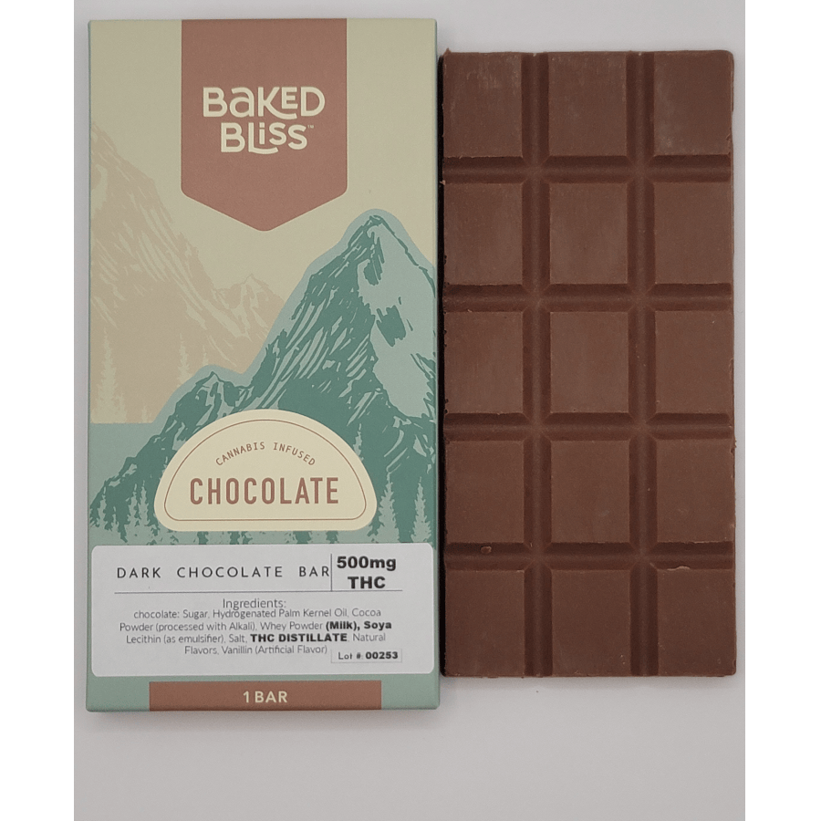 Baked Bliss 500mg Dark Chocolate