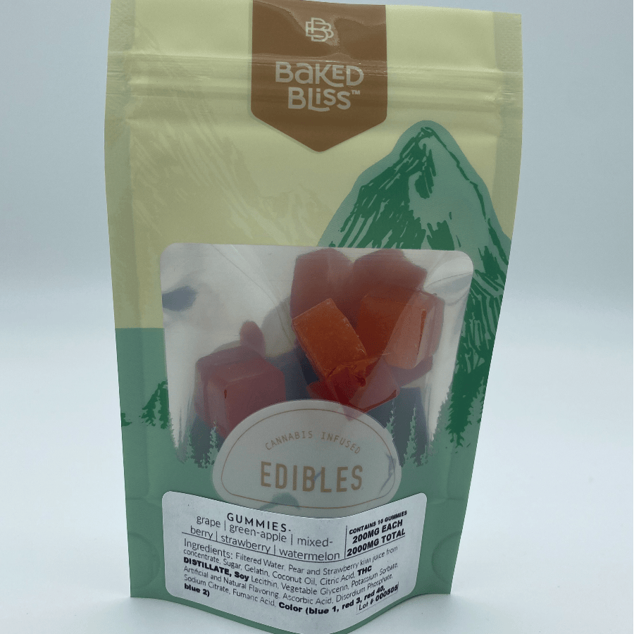 Baked Bliss 2000mg Gummies - Indica