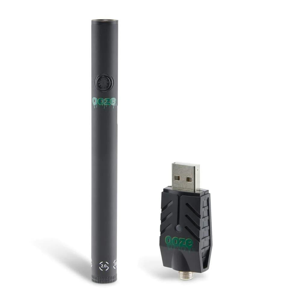 OOZE | TWIST SLIM ADJUSTABLE 510 PEN - BLACK