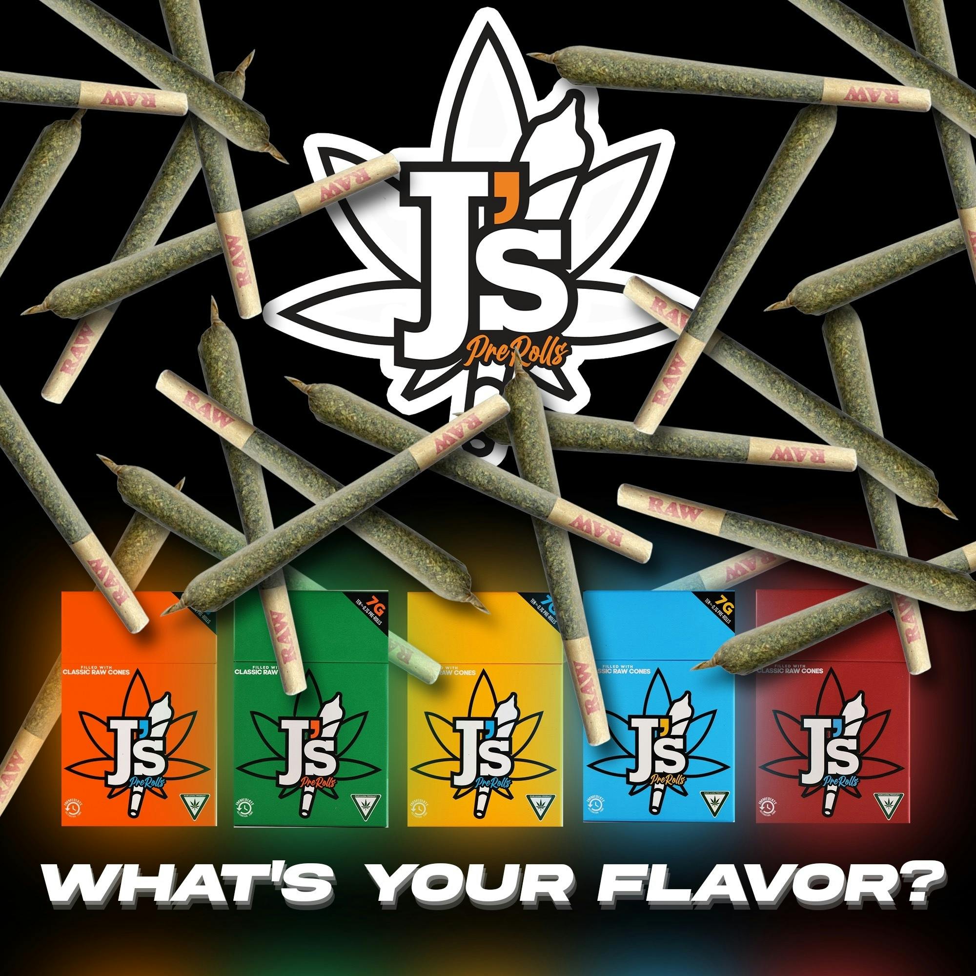 J'S PRE-ROLLS | 7G X 10 PK | APPLEAIDE