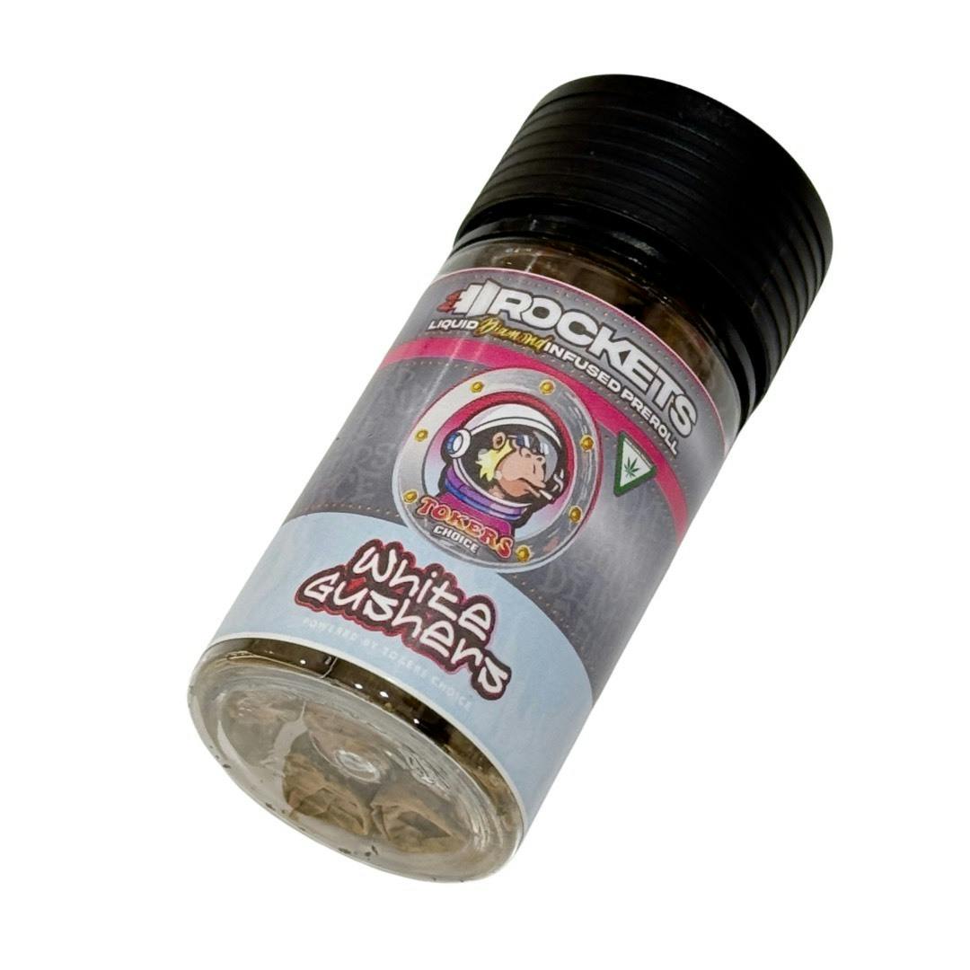 TOKER'S CHOICE | 1G INFUSED ROCKET 5PK | WHITE GUSHERS