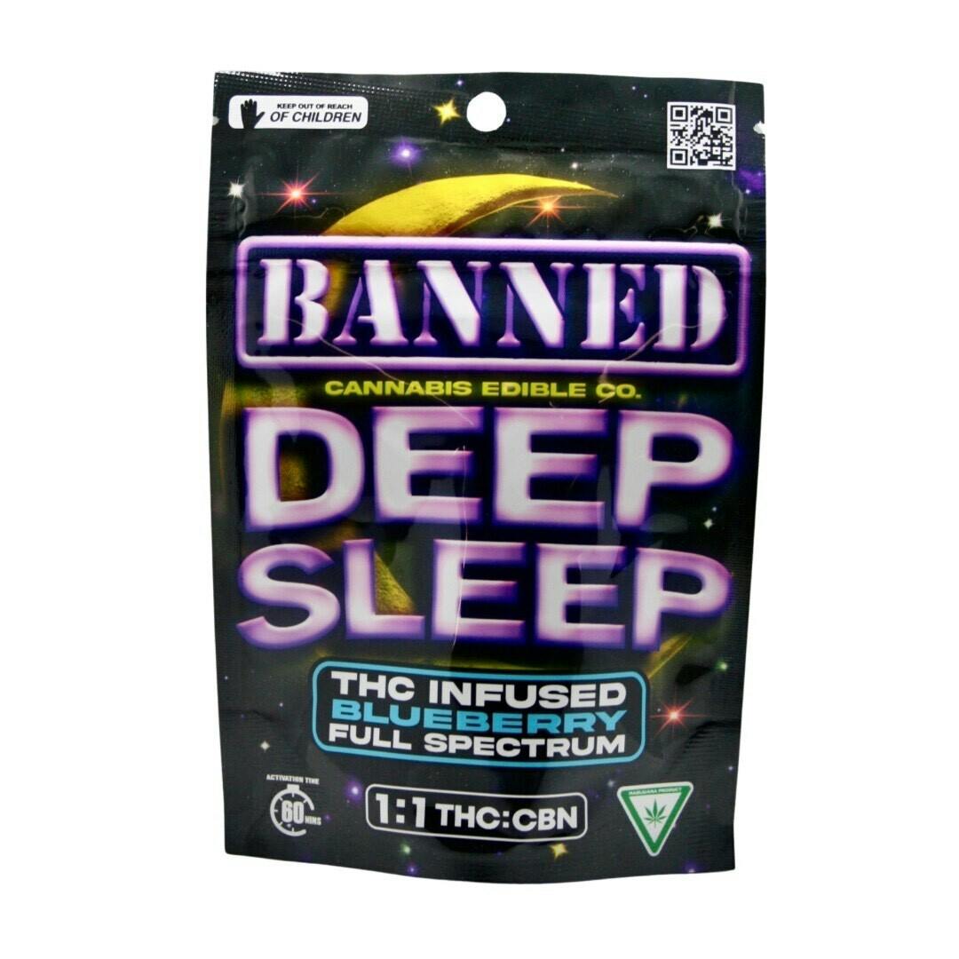 BANNED | 200MG (1:1) DEEP SLEEP GUMMIES | BLUEBERRY