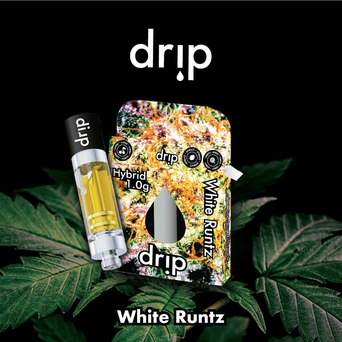 DRIP | 1G CART | WHITE RUNTZ (HYBRID) cannabis product