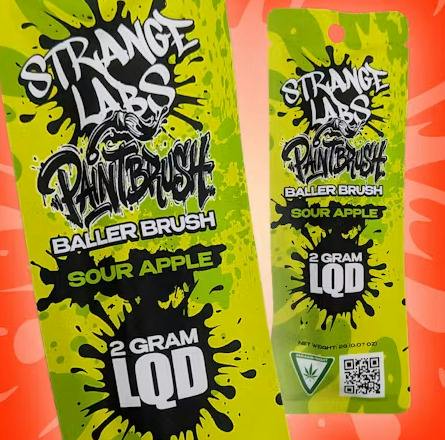 STRANGE LABS | 2G LQD PAINTBRUSH | SOUR APPLE