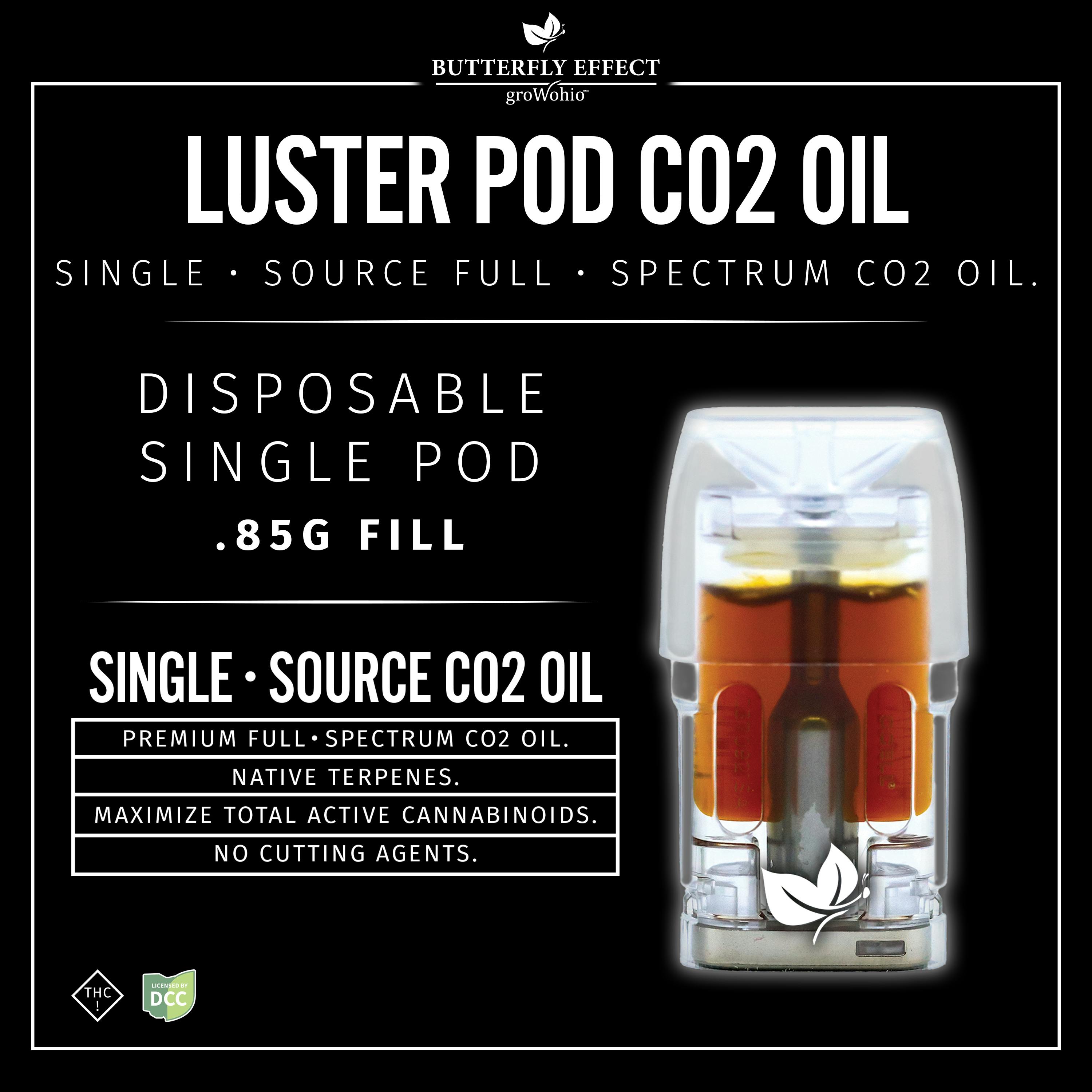 Layer Cake Luster Pod .84g (Indica) | Butterfly Effect