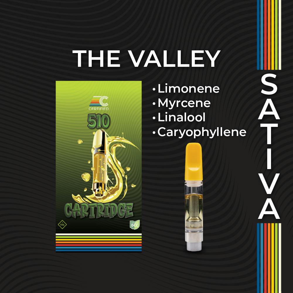 The Valley Cart 1g (Sativa) | Certified Cultivators
