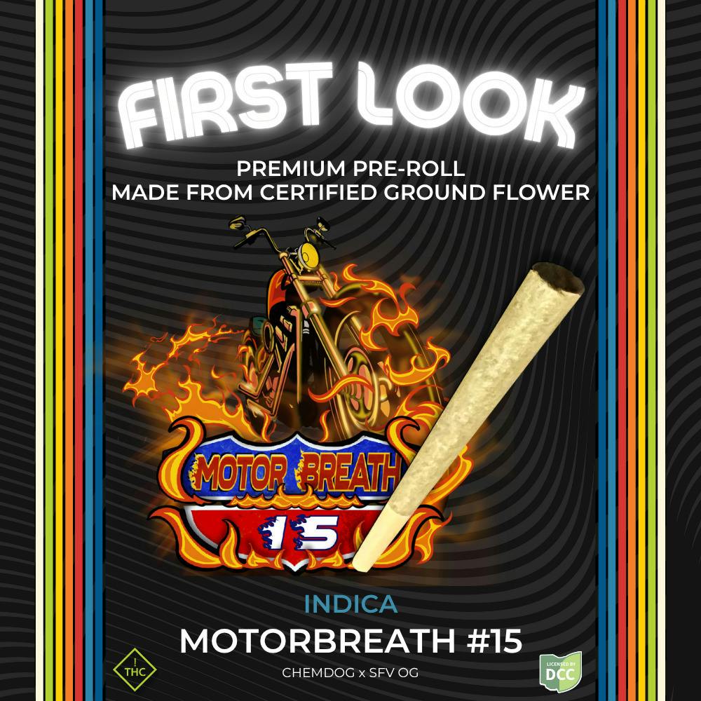 Motorbreath #15 Pre-Roll 1g (Indica) | Certified Cultivators