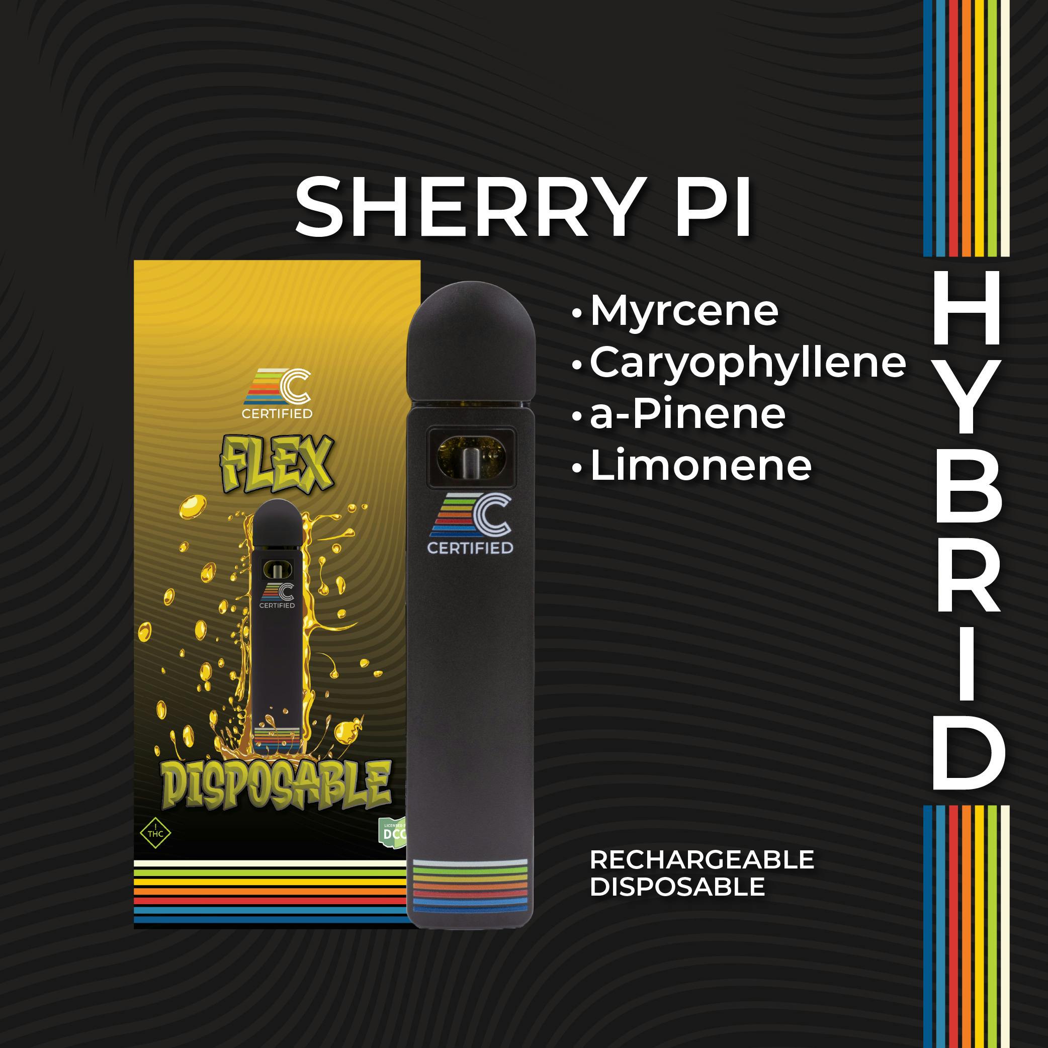 Sherry Pi Flex Disposable 1g (Hybrid) | Certified Cultivators