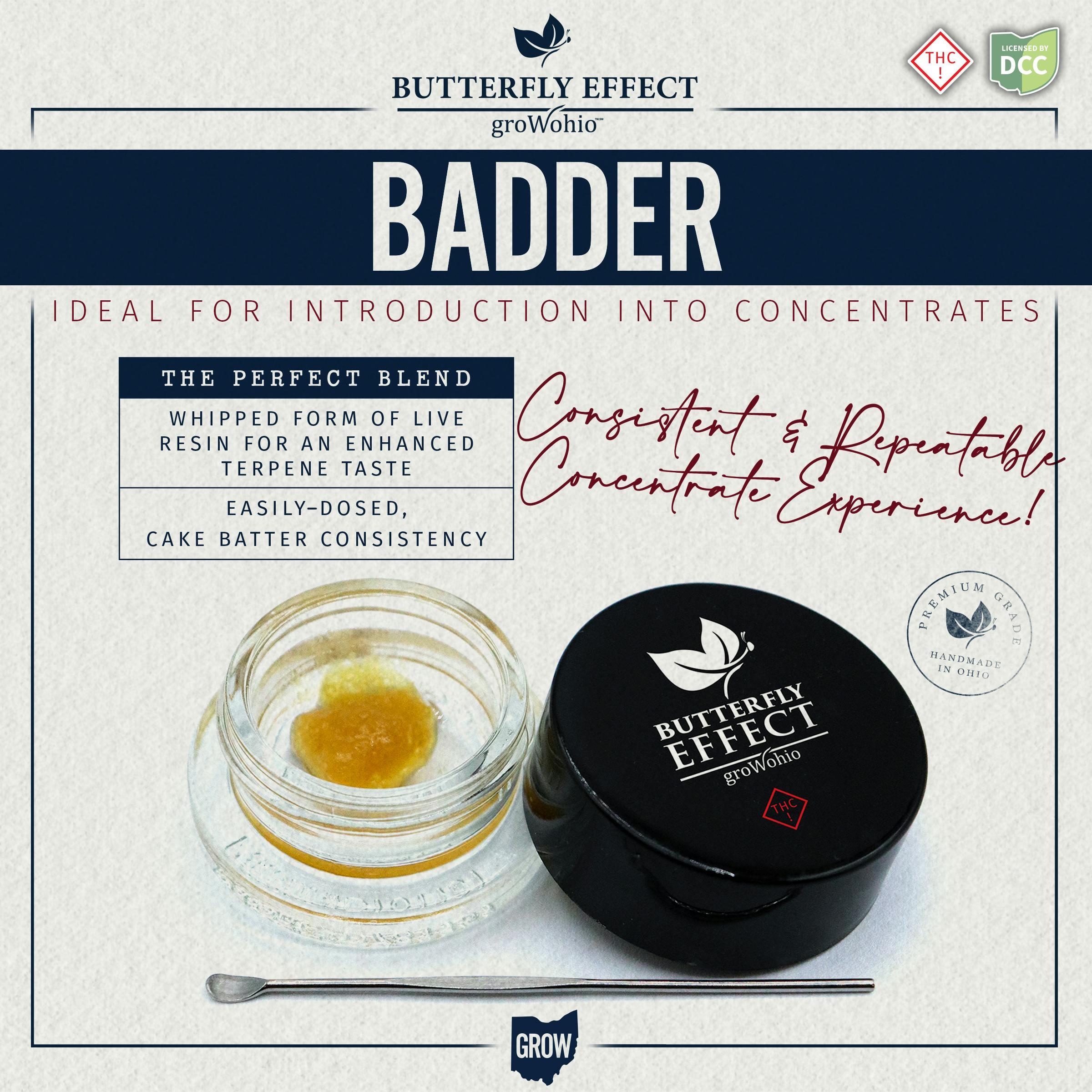 LC Badder .84g (Indica) | Butterfly Effect