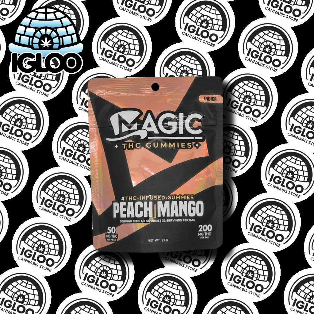 Magic | THC Gummies | Peach Mango (200mg)