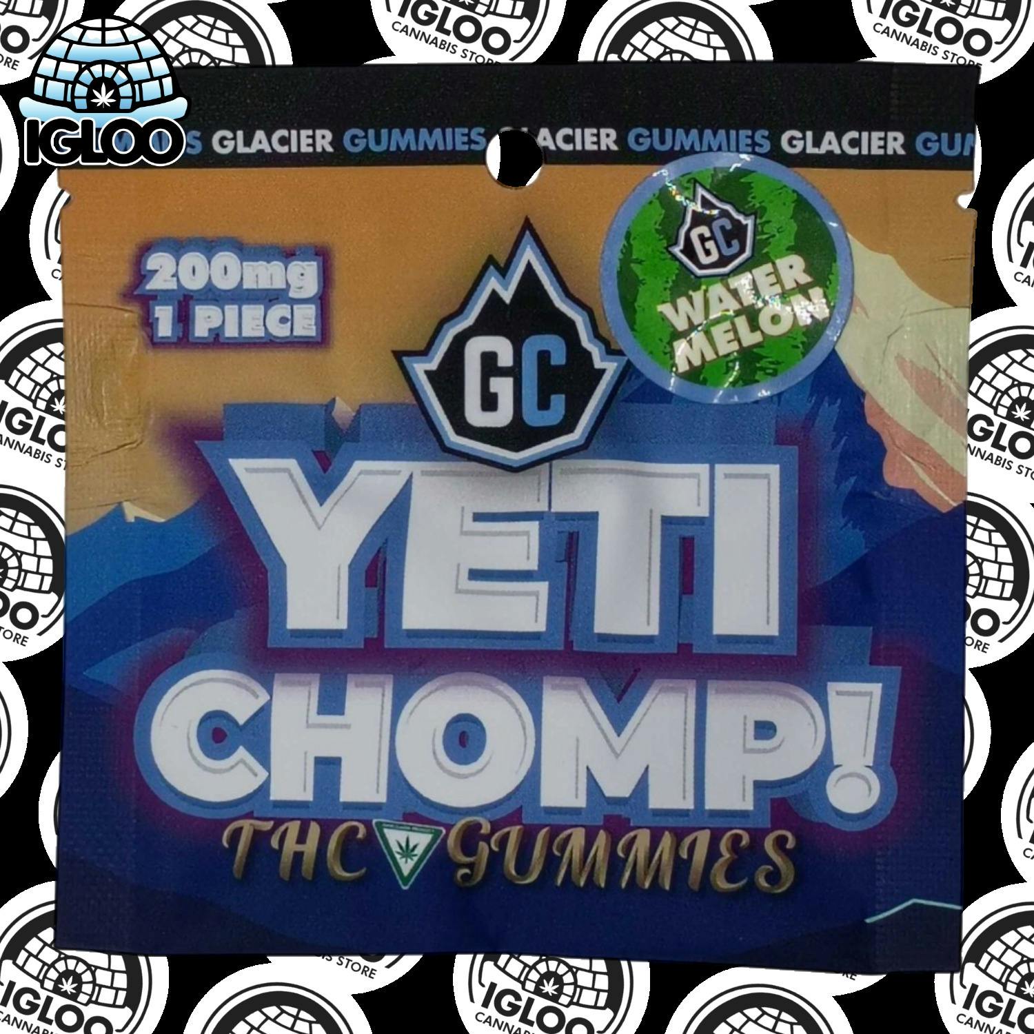 Yeti Chomp | Watermelon | 200mg each | 1pk by Glacier Cannabis