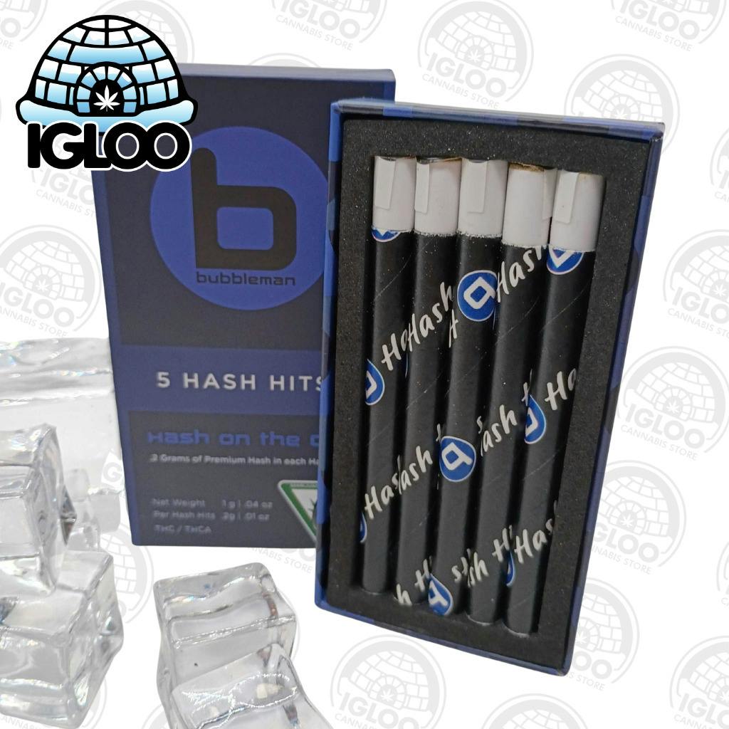 Bubbleman | 5x 0.2g Hash Hits | Red Delicious (1g)