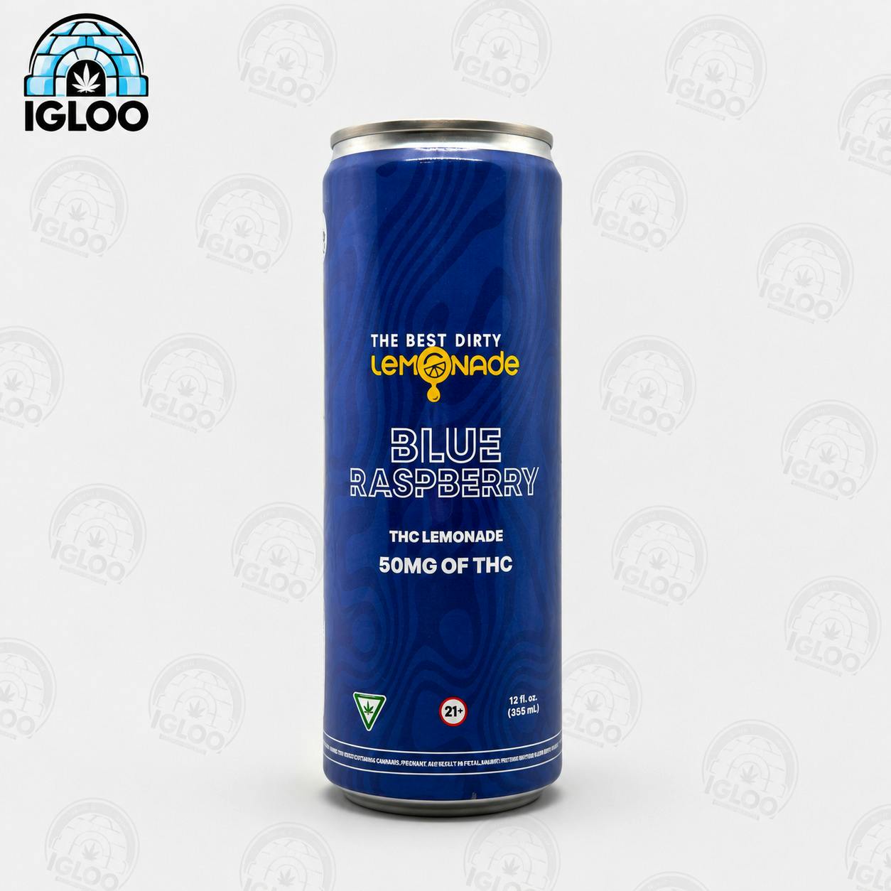 Best Dirty Lemonade | Beverage | Blue Raspberry Lemonade (50 mg) at Igloo Cannabis Store