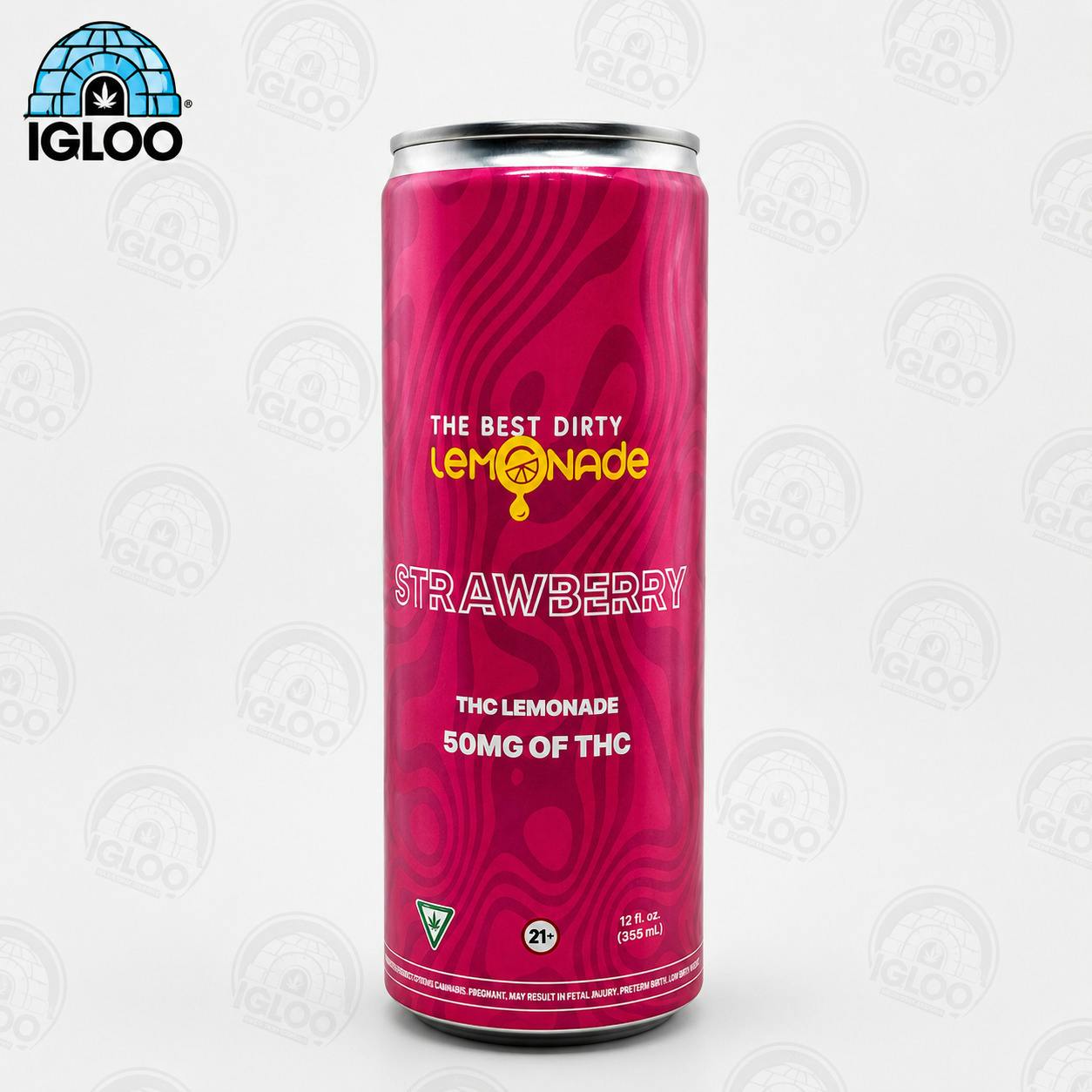 Best Dirty Lemonade | Beverage | Strawberry Lemonade (50 mg) at Igloo Cannabis Store