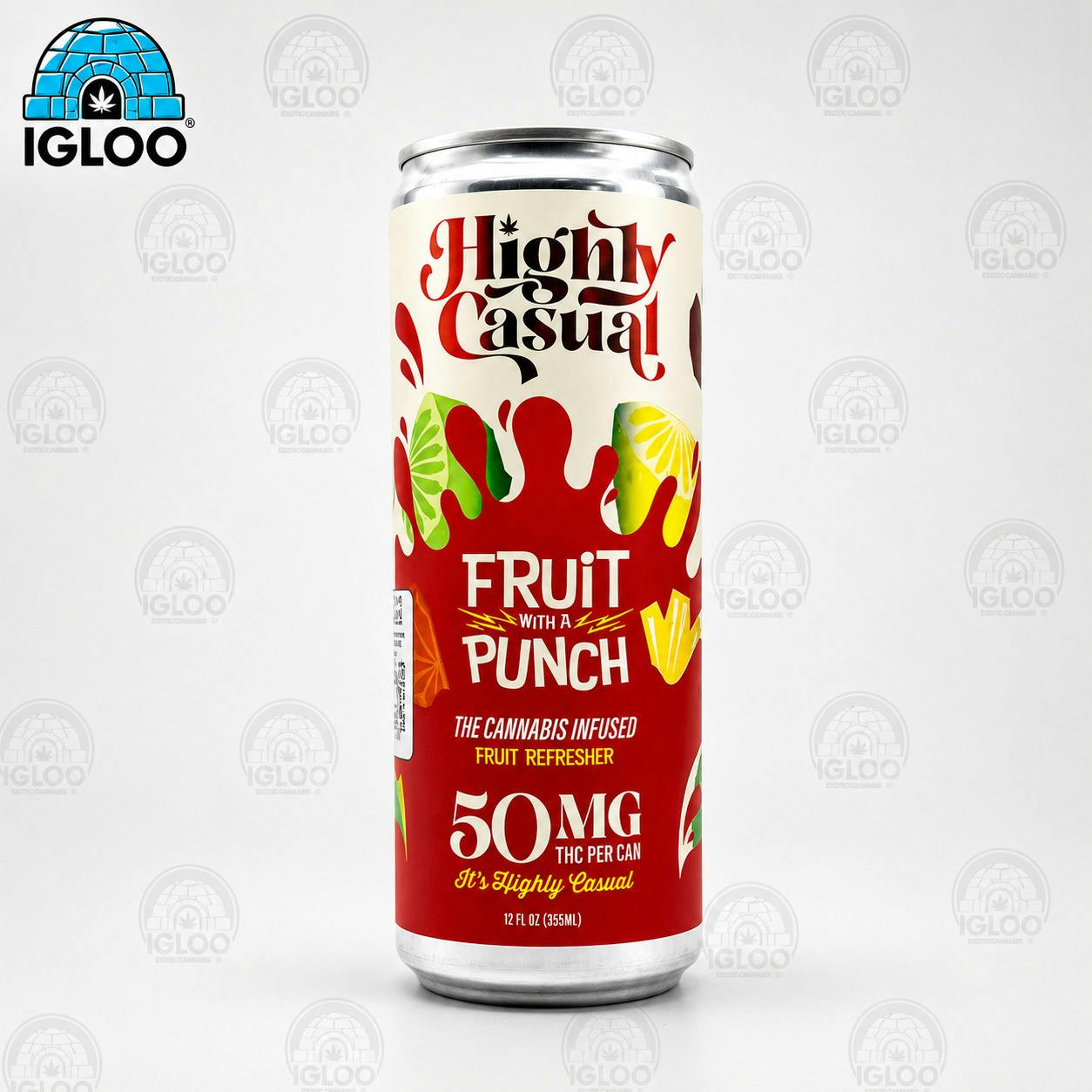 Highly Casual | Beverage | Fruit with a punch (50mg) at Igloo Cannabis Store