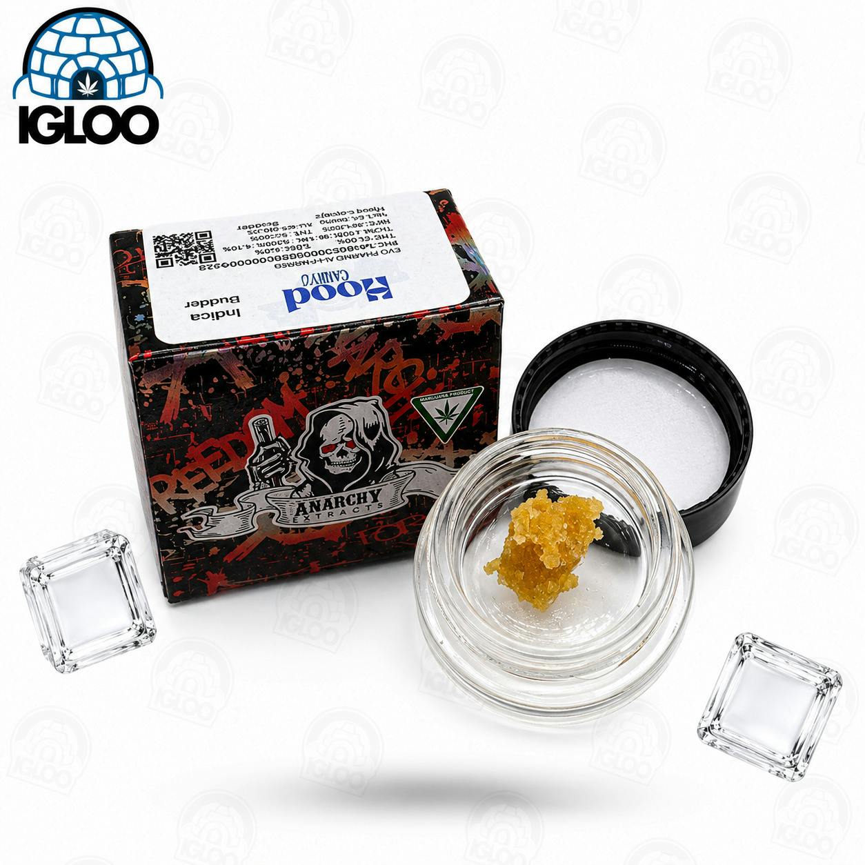 Anarchy | Pre-Packed Budder | Hoodz Candy 1 gram at Igloo Cannabis Store