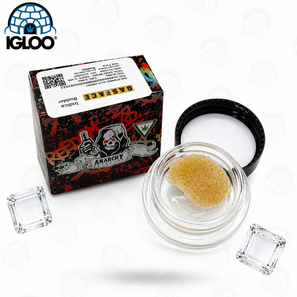 Anarchy | Pre-Packed Budder | Gas Face 1 gram at Igloo Cannabis Store