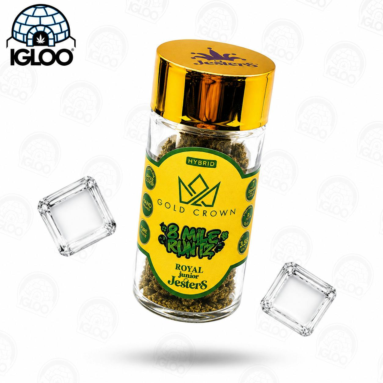 Royal Junior Jesters | 8 Mile Runtz | Infused Joints | 0.7g each | 5pk by Gold Crown