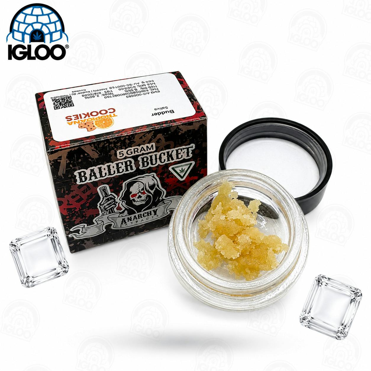Anarchy | Pre-Packed Baller Bucket Budder | Tropicana Cookies 5 grams