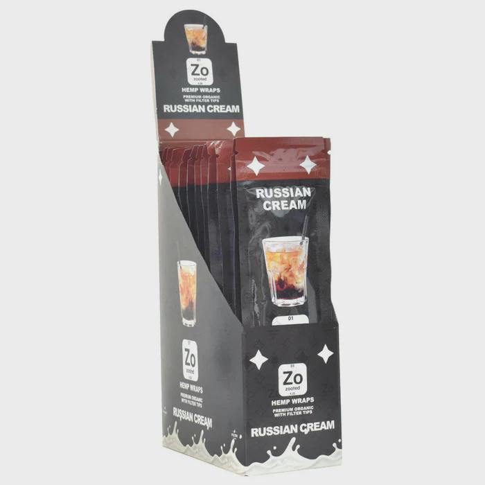 Zooted Hemp Wraps 2pk - Russian Cream