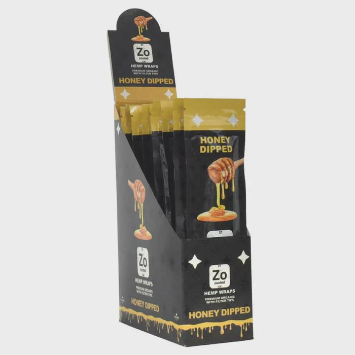 Zooted Hemp Wraps 2pk - Honey Dipped