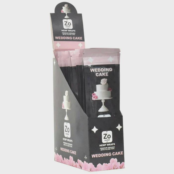 Zooted Hemp Wraps 2pk - Wedding Cake