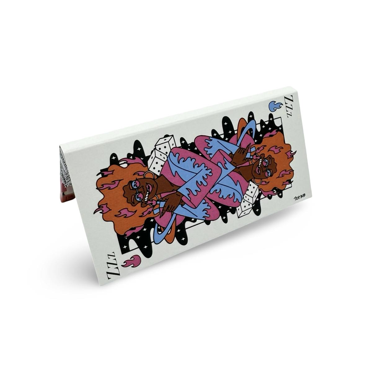 ZZZ's King Size Slim Papers + Tips - "Queen of Flames" by Trap Bob
