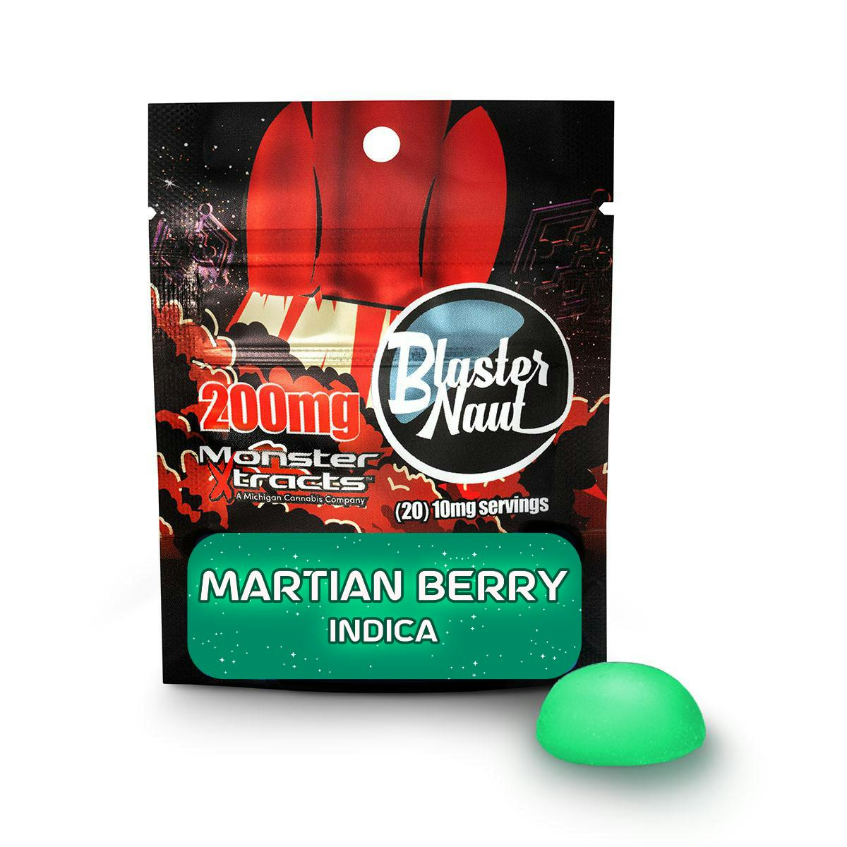 Monster Xtracts - Martian Berry Naut Single Gummy 200mg