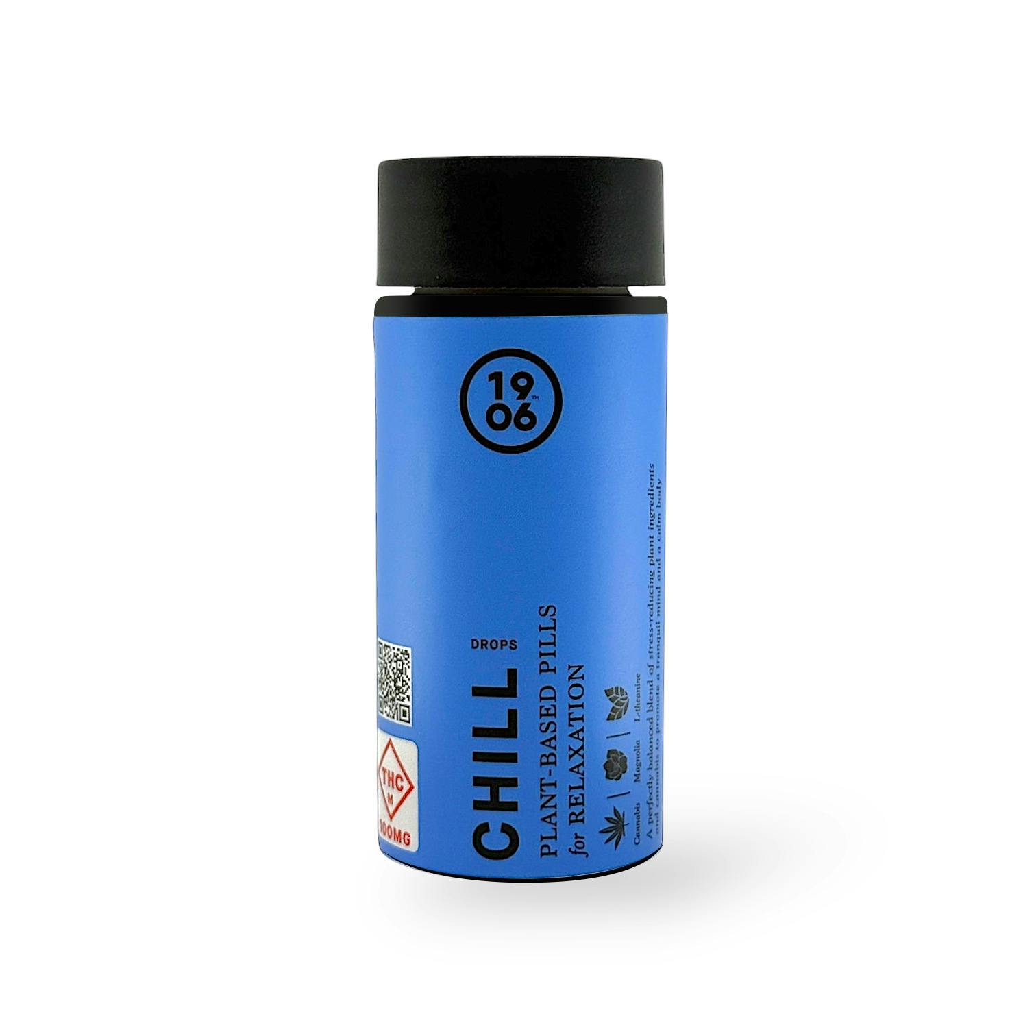 1906: Capsules | Chill Drops 5:1 | 500mg CBD : 100mg THC | 20pk