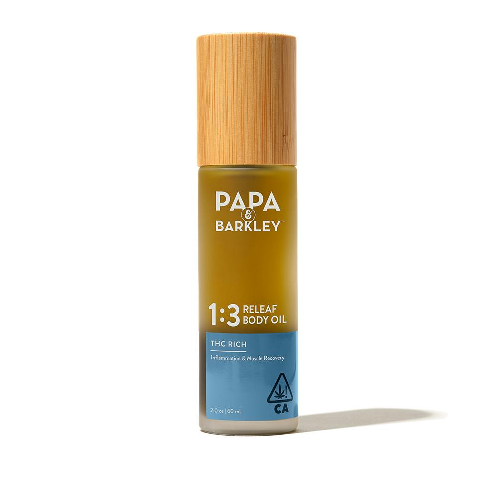 PAPA & BARKLEY - THC RICH RELEAF BODY OIL 60ML [300MG] 1:3 CBD:THC