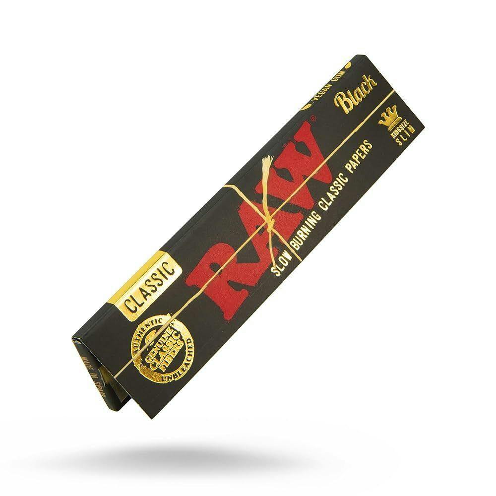 Raw Papers Classic King Slim Black