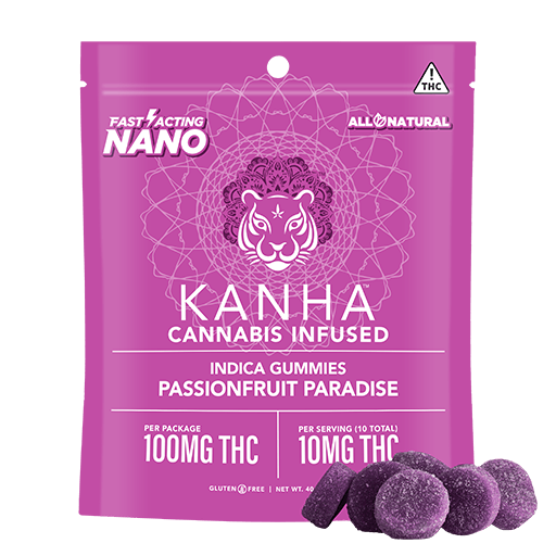NANO | Passionfruit Paradise Gummies | 100mg | 10ct | 10mg/ea