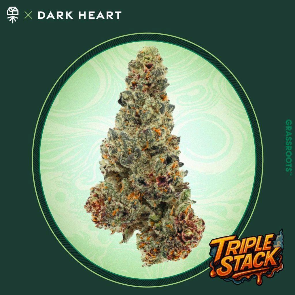 Grassroots Dark Heart Triple Stack Whole Flower 3.5g at Curaleaf Dispensary Ellsworth